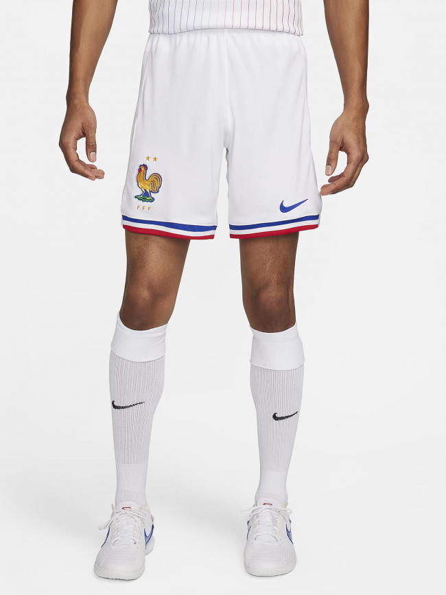 Short de football fff france blanc homme - Nike