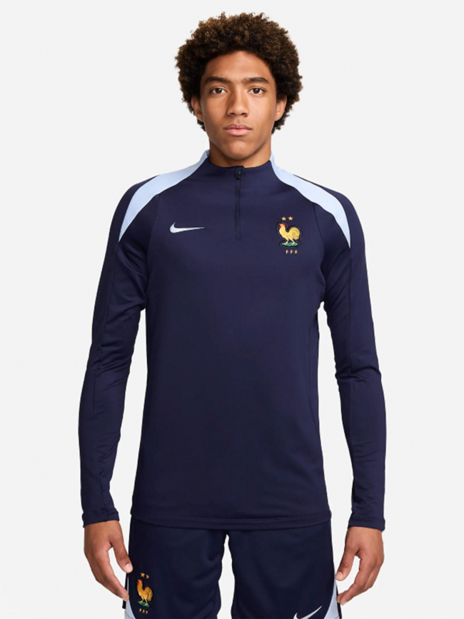 Sweat de football france fff bleu marine homme - Nike