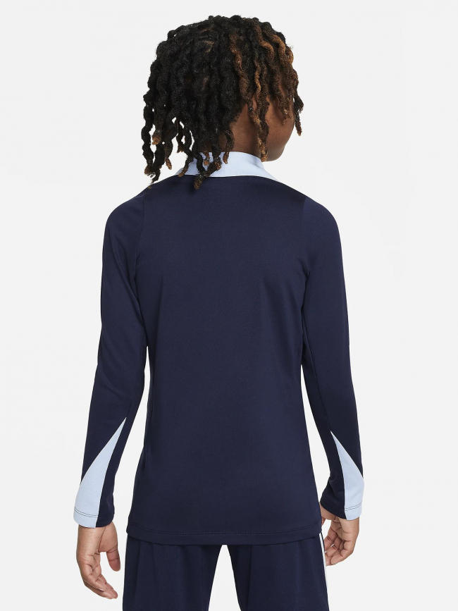 Sweat de football fff france drill top bleu marine enfant - Nike