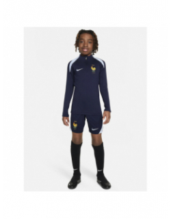 Sweat de football fff france drill top bleu marine enfant - Nike