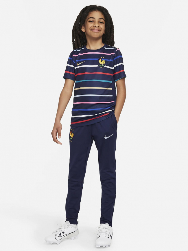 Jogging de football fff france bleu marine enfant - Nike