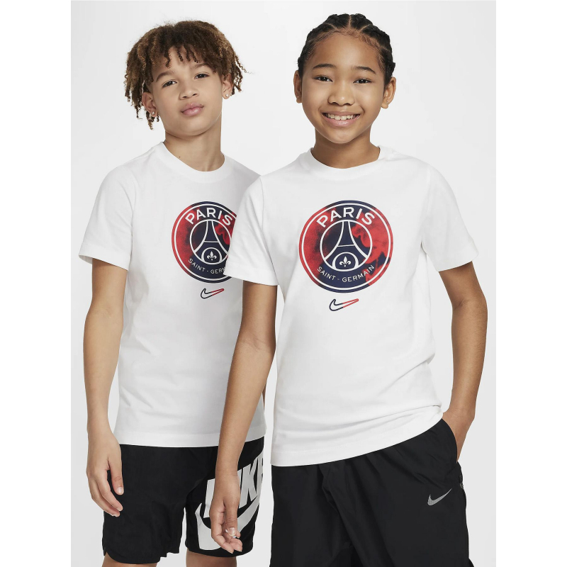 T-shirt paris saint germain crest blanc enfant - Nike