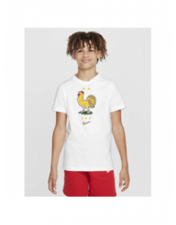 T-shirt fédération française de football blanc enfant - Nike