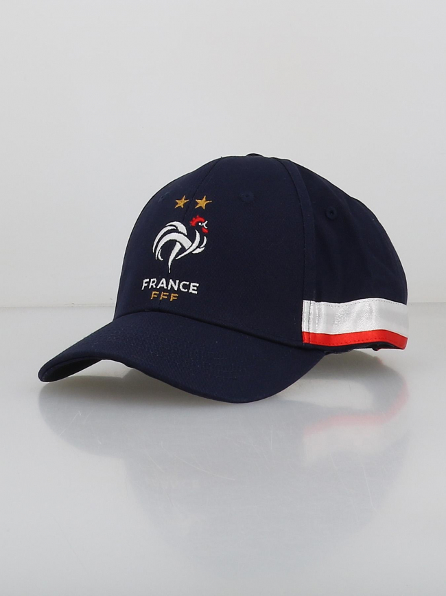 Casquette football graphic logo bleu marine - FFF