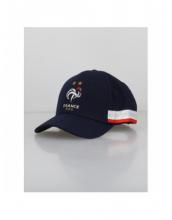 Casquette football graphic logo bleu marine - FFF