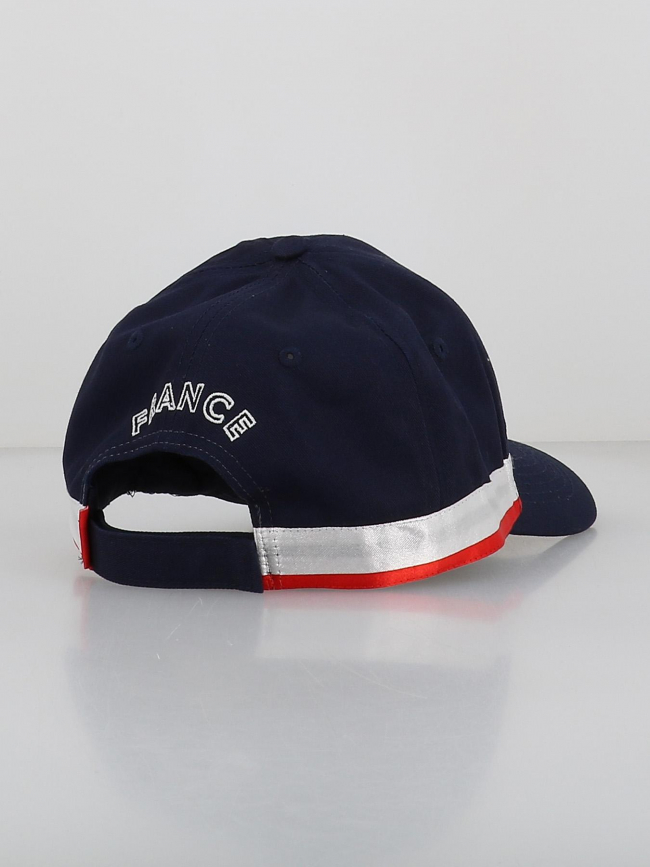 Casquette football graphic logo bleu marine - FFF