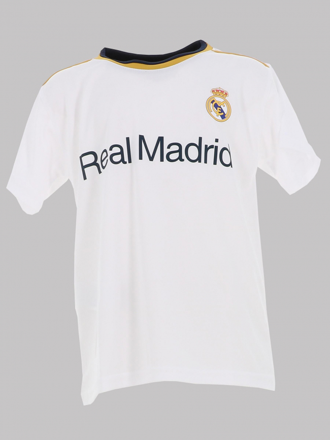 Maillot de football real madrid attack blanc enfant - Holiprom