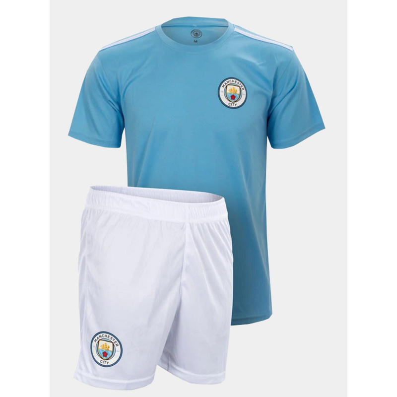 Ensemble de football manchester city bleu enfant - Holiprom