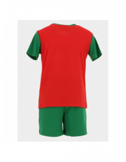 Ensemble de football portugal rouge vert enfant - Holiprom