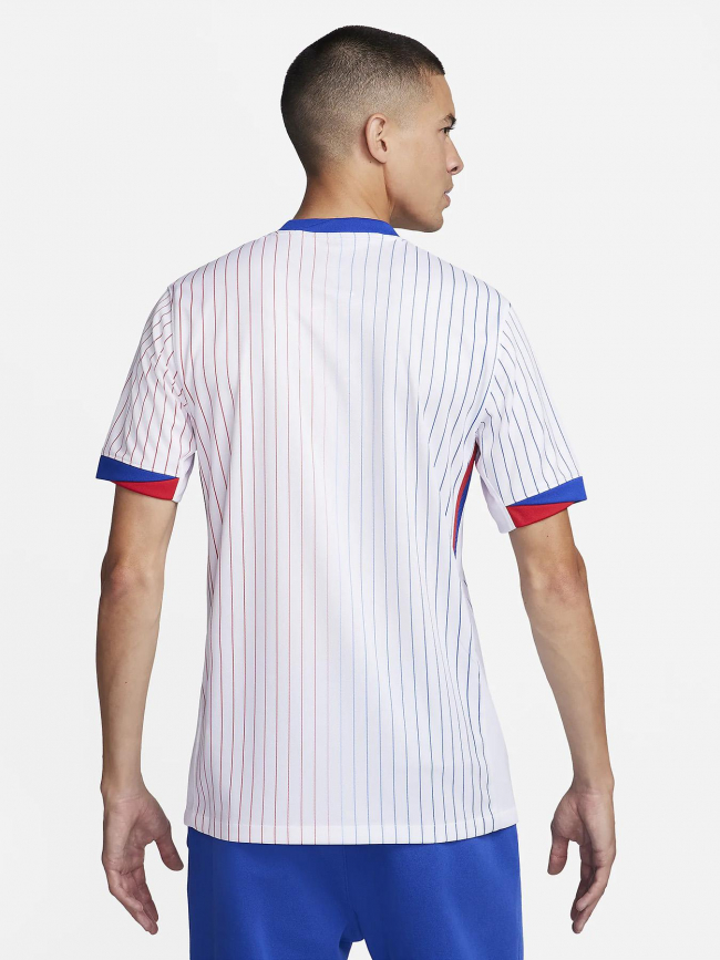 Maillot de football FFF extérieur rayé blanc homme - Nike