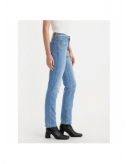 Jean droit taille haute 724 cool bleu clair femme - Levi's