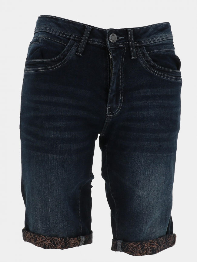 Bermuda jeans overdyed bleu foncé homme - RMS 26