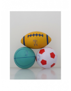 Pack 3 mini ballons mousse mascotte paris 2024 - JO24