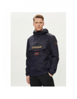 Blouson anorak rainforest bleu marine homme - Napapijri