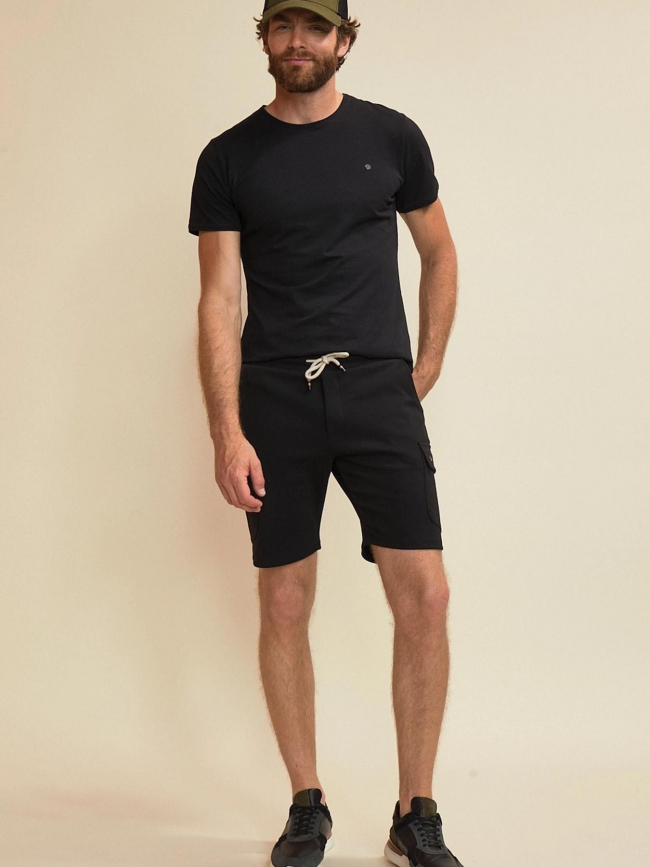 Short jogging classic cargo noir homme - Benson & Cherry