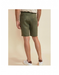 Short jogging en lin classic kaki homme - Benson & Cherry