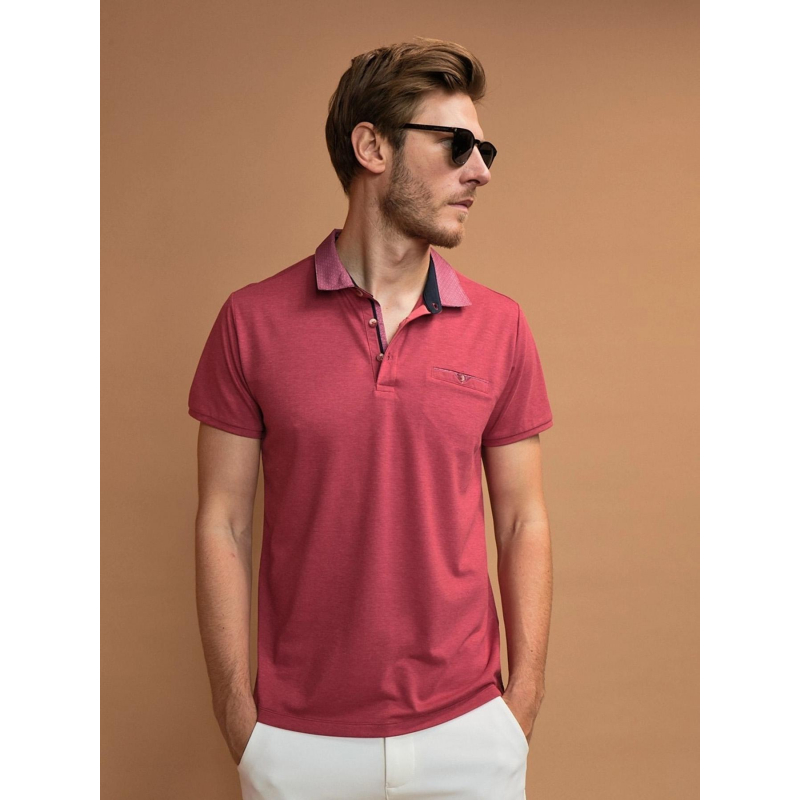 Polo classic golves bordeaux homme - Benson & Cherry