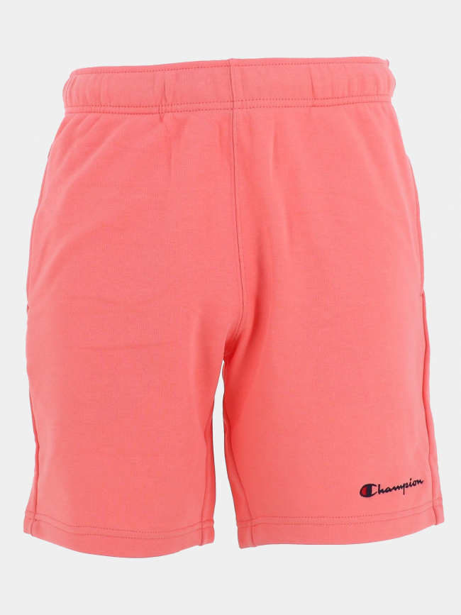 Bermuda logo brodé rose homme - Champion