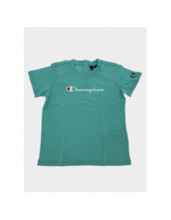 Ensemble t-shirt short bleu turquoise enfant - Champion