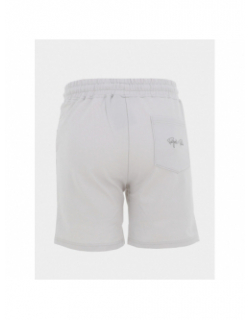 Short jogging signature brodé gris homme - Project X Paris