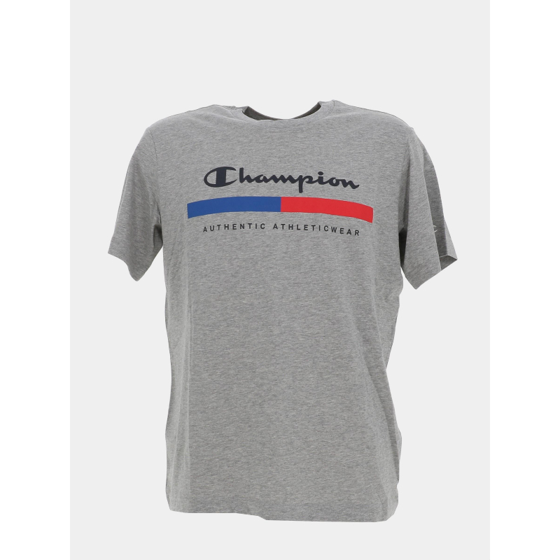 T-shirt crewneck logo gris homme - Champion