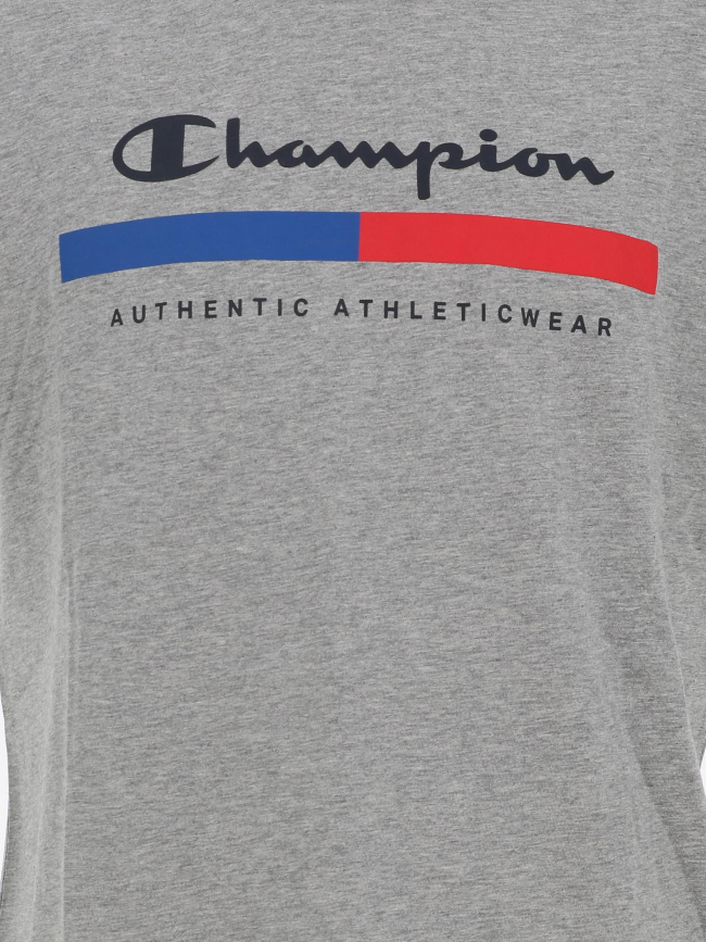 T-shirt crewneck logo gris homme - Champion