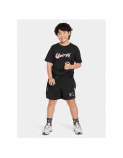 T-shirt nsw air logo rose noir enfant - Nike