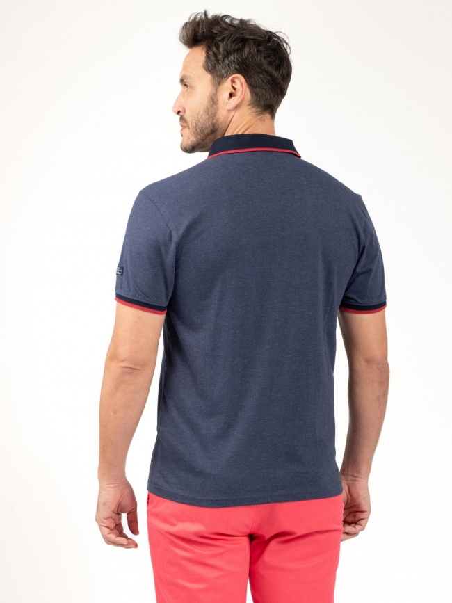 Polo uni bayan bleu marine homme - Sun Valley