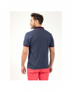 Polo uni bayan bleu marine homme - Sun Valley