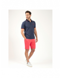 Polo uni bayan bleu marine homme - Sun Valley