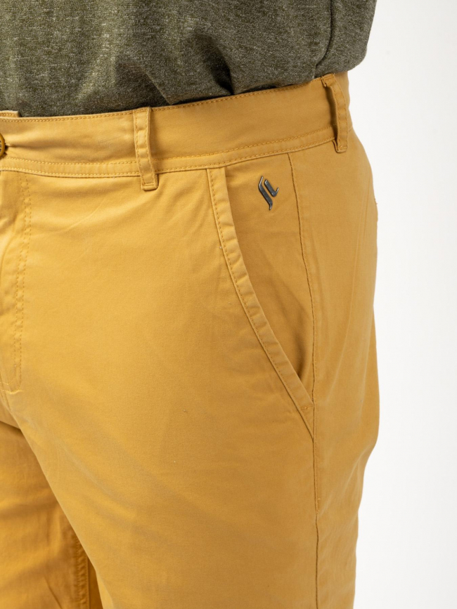 Short chino mahan jaune moutarde homme - Sun Valley