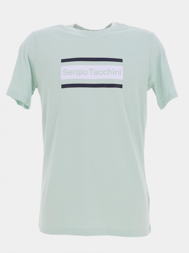 T-shirt lared vert d'eau homme - Sergio Tacchini