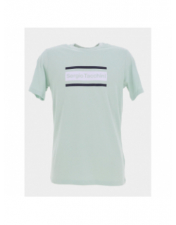 T-shirt lared vert d'eau homme - Sergio Tacchini