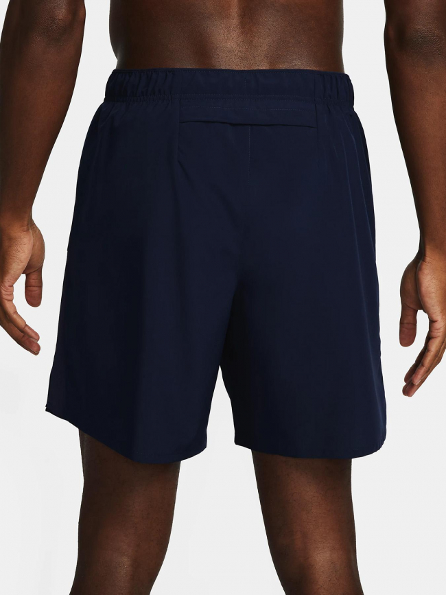 Short de running challenger 7 bleu marine homme - Nike