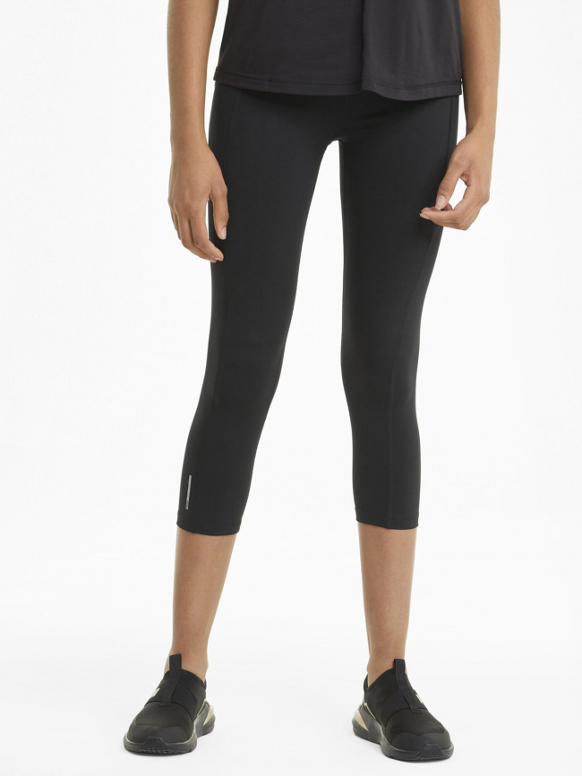 Legging de sport taille haute 3/4 noir femme - Puma