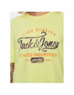 T-shirt blulouie jaune homme - Jack & Jones