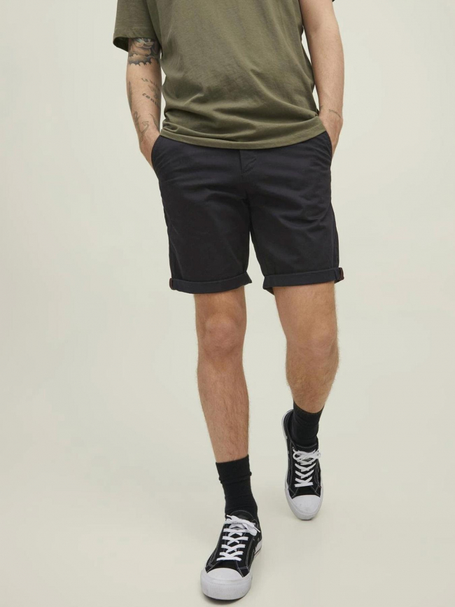 Short chino bowie noir homme - Jack & Jones