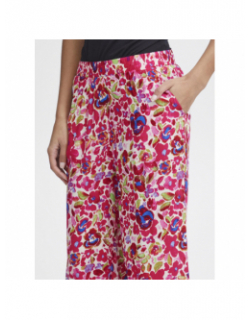 Pantalon fluide marrakech imprimés rose femme - Ichi