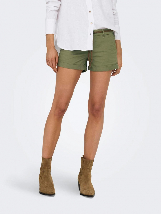 Short chino regular evelyn kaki femme - Only