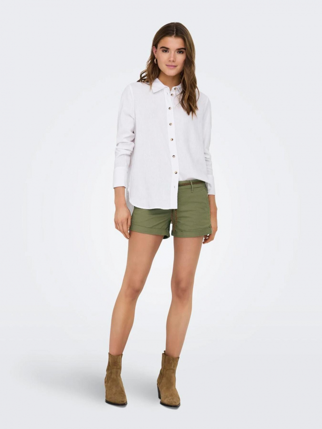 Short chino regular evelyn kaki femme - Only