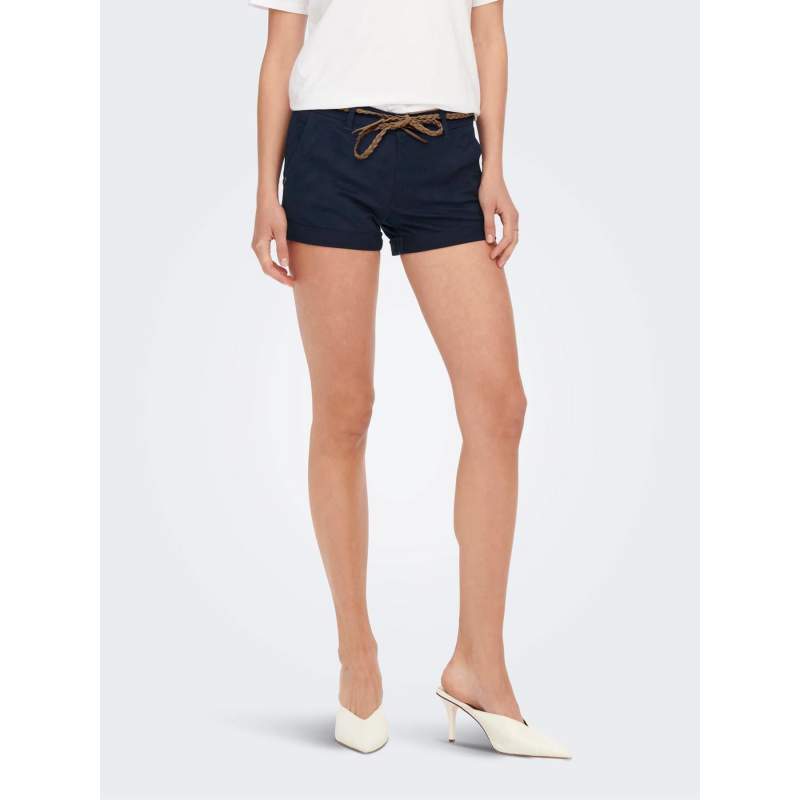 Short chino regular evelyn bleu marine femme - Only