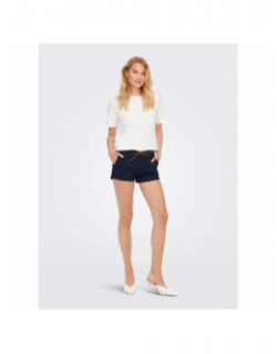 Short chino regular evelyn bleu marine femme - Only