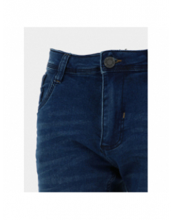 Bermuda jog jeans dark stone bleu homme - RMS 26