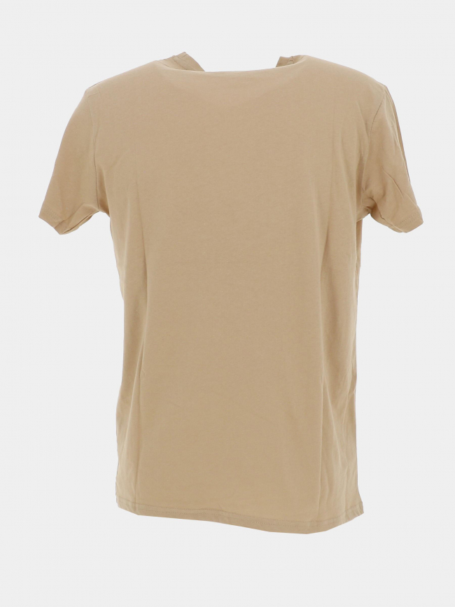 T-shirt manches courtes imprimé beige homme - RMS 26