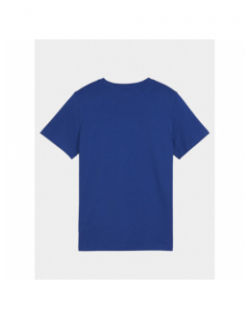 T-shirt graf cat bleu jaune enfant - Puma