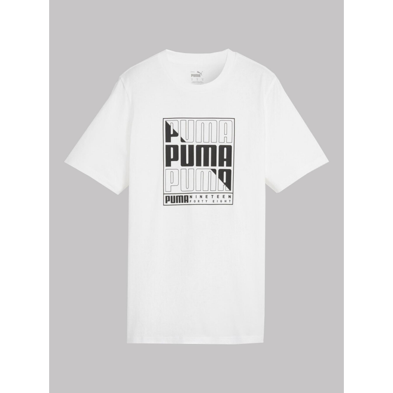 T-shirt graf cat blanc enfant - Puma