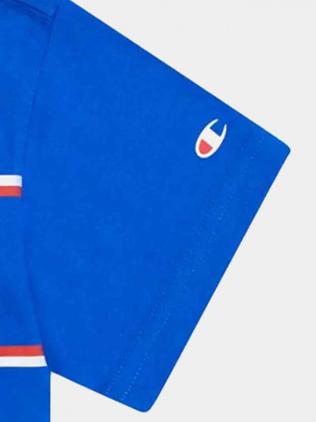 T-shirt crewneck bleu enfant - Champion