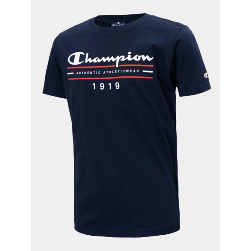 T-shirt crewneck bleu marine enfant - Champion