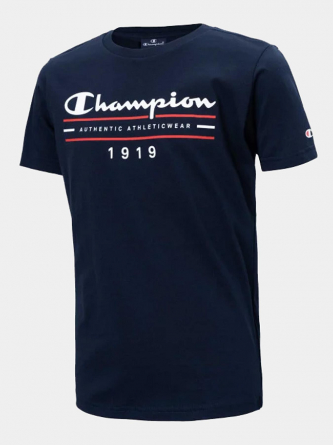 T-shirt crewneck bleu marine enfant - Champion