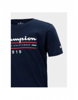 T-shirt crewneck bleu marine enfant - Champion